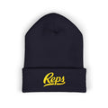 Reps embroidered cuffed beanie | Embroidered Beanie, Script Logo, Knit Hat