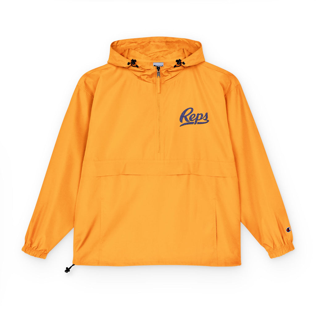 Reps Anorak Jacket — Packable Hooded Windbreaker, Lightweight Outdoor Pullover