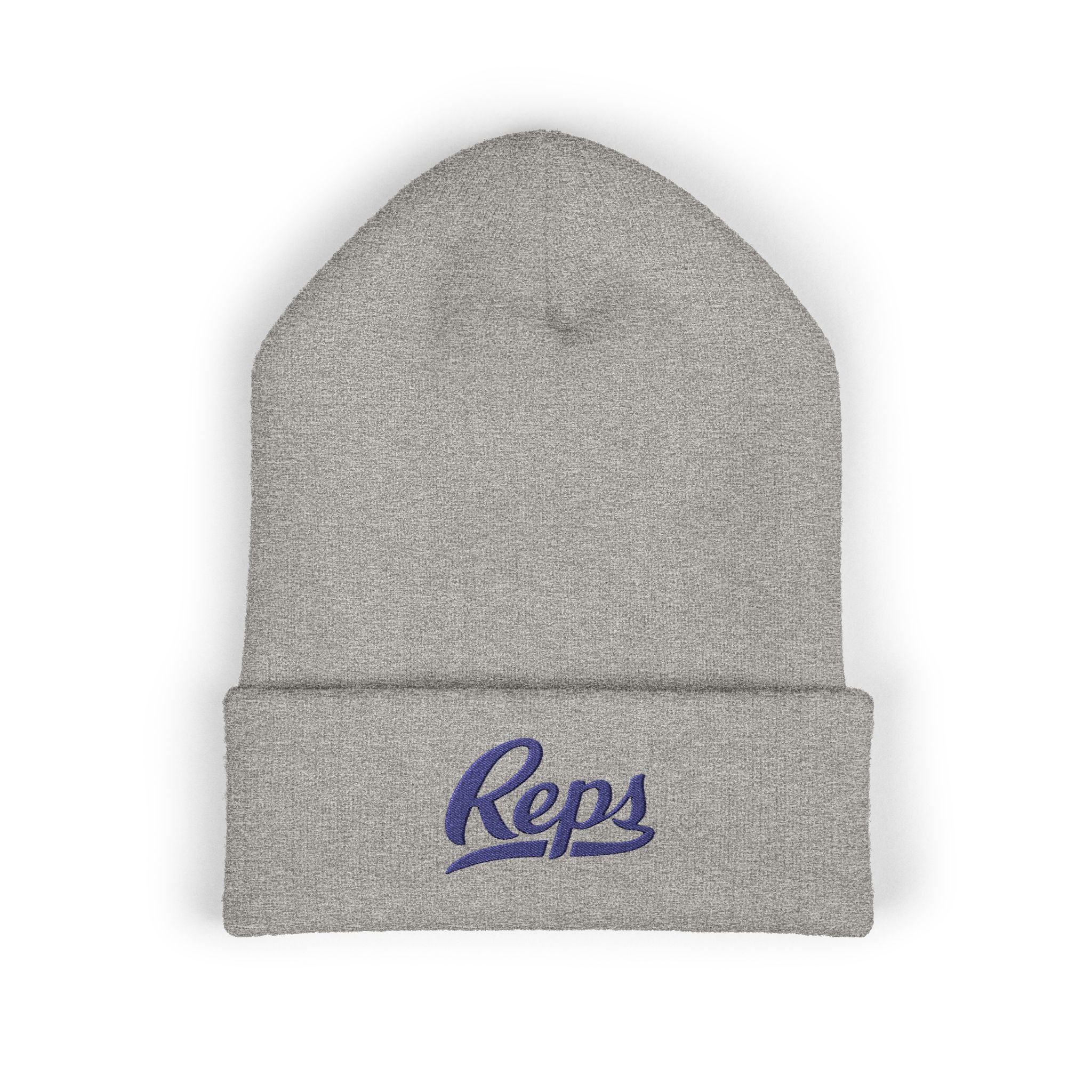 Reps Script Logo Beanie | Cuffed Embroidered Beanie