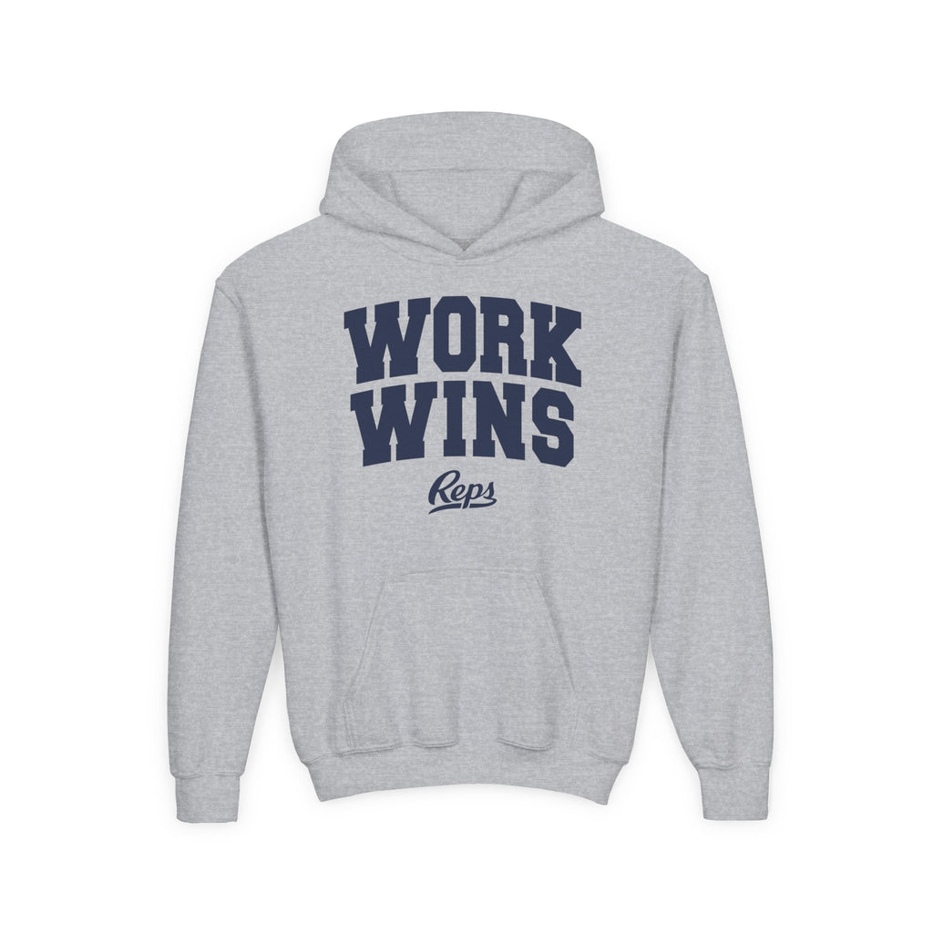 Work Wins hoodie | Youth Sweatshirt, Athletic Crew