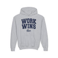 Work Wins hoodie | Youth Sweatshirt, Athletic Crew