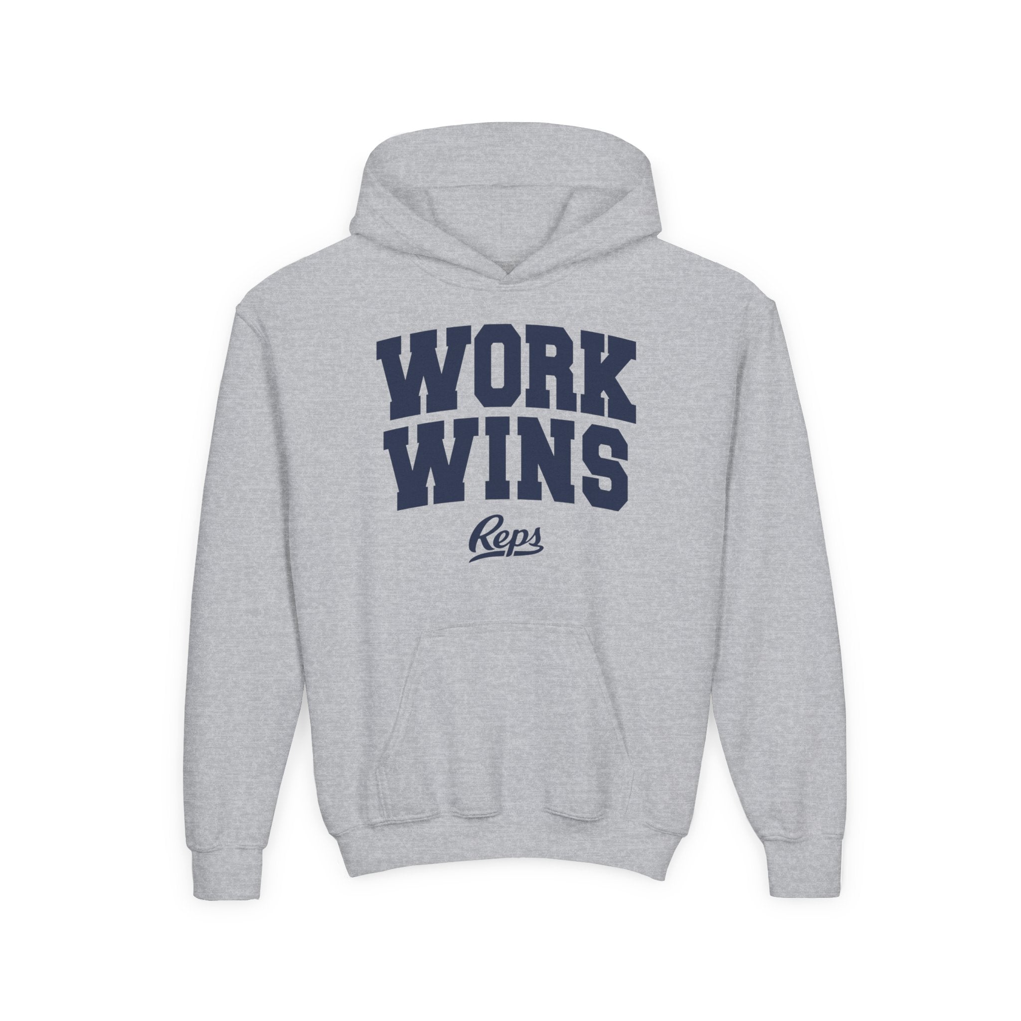 Work Wins hoodie | Youth Sweatshirt, Athletic Crew