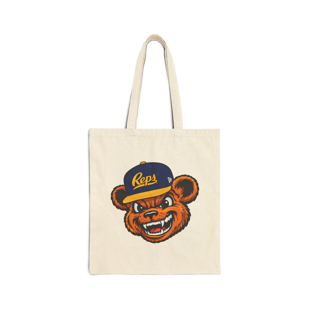 Broski Tote Bag | 'This Is Bear Territory' Cotton Canvas Tote