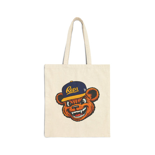Broski Tote Bag | 'This Is Bear Territory' Cotton Canvas Tote