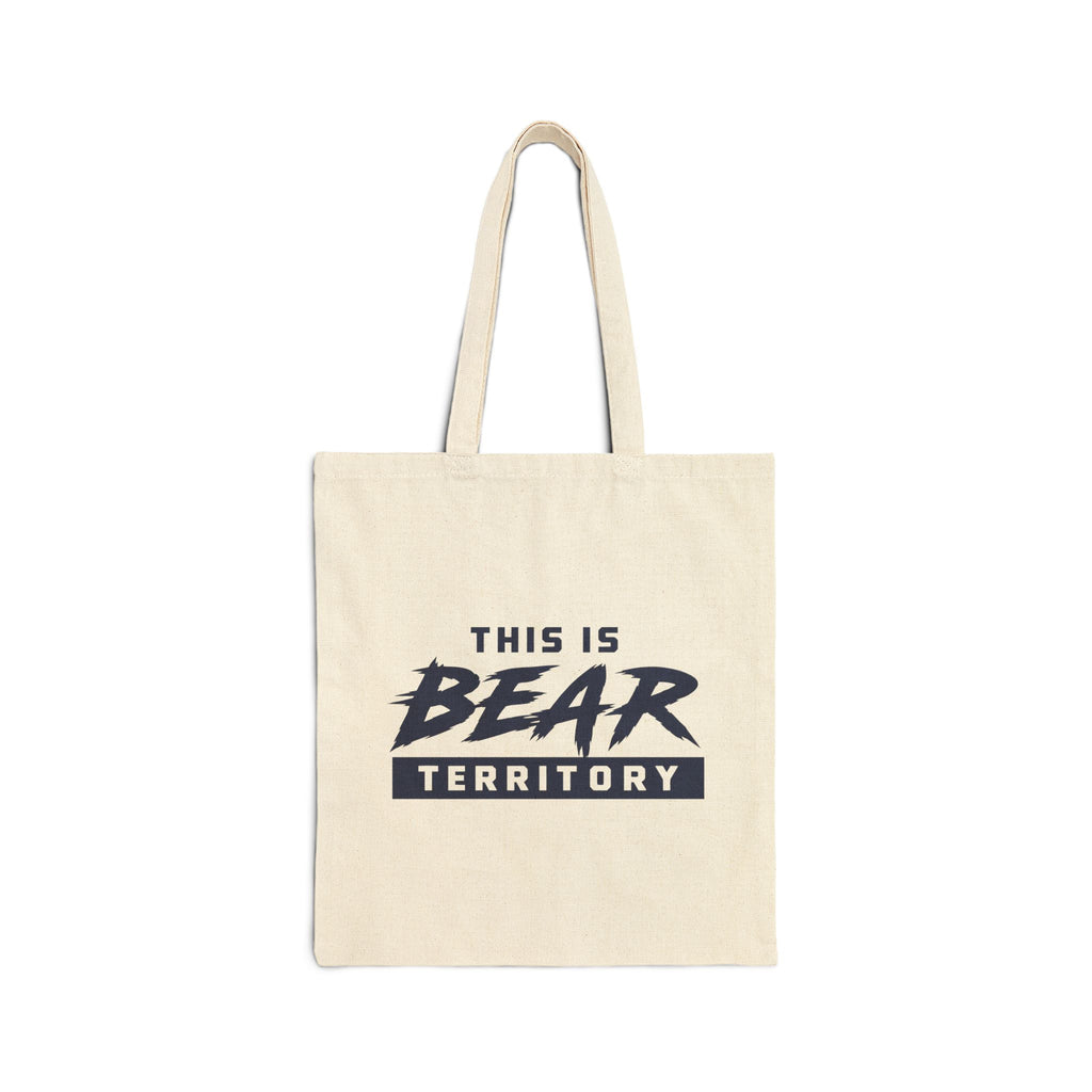 Broski Tote Bag | 'This Is Bear Territory' Cotton Canvas Tote