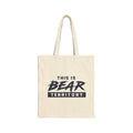 Broski Tote Bag | 'This Is Bear Territory' Cotton Canvas Tote