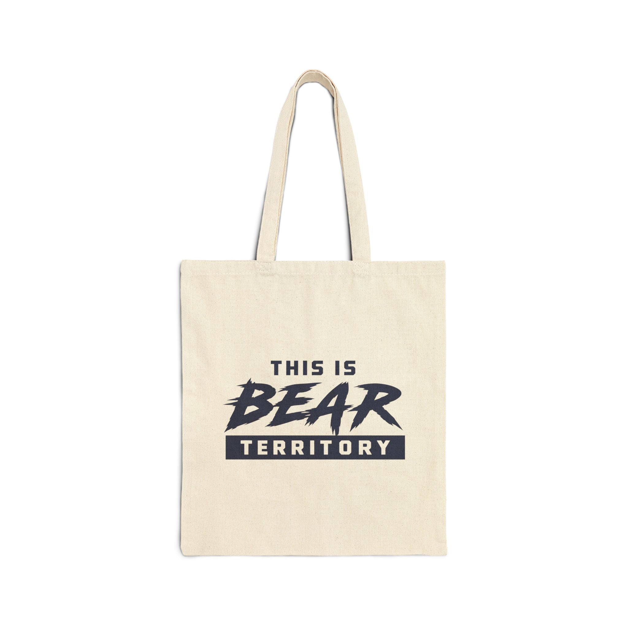Broski Tote Bag | 'This Is Bear Territory' Cotton Canvas Tote