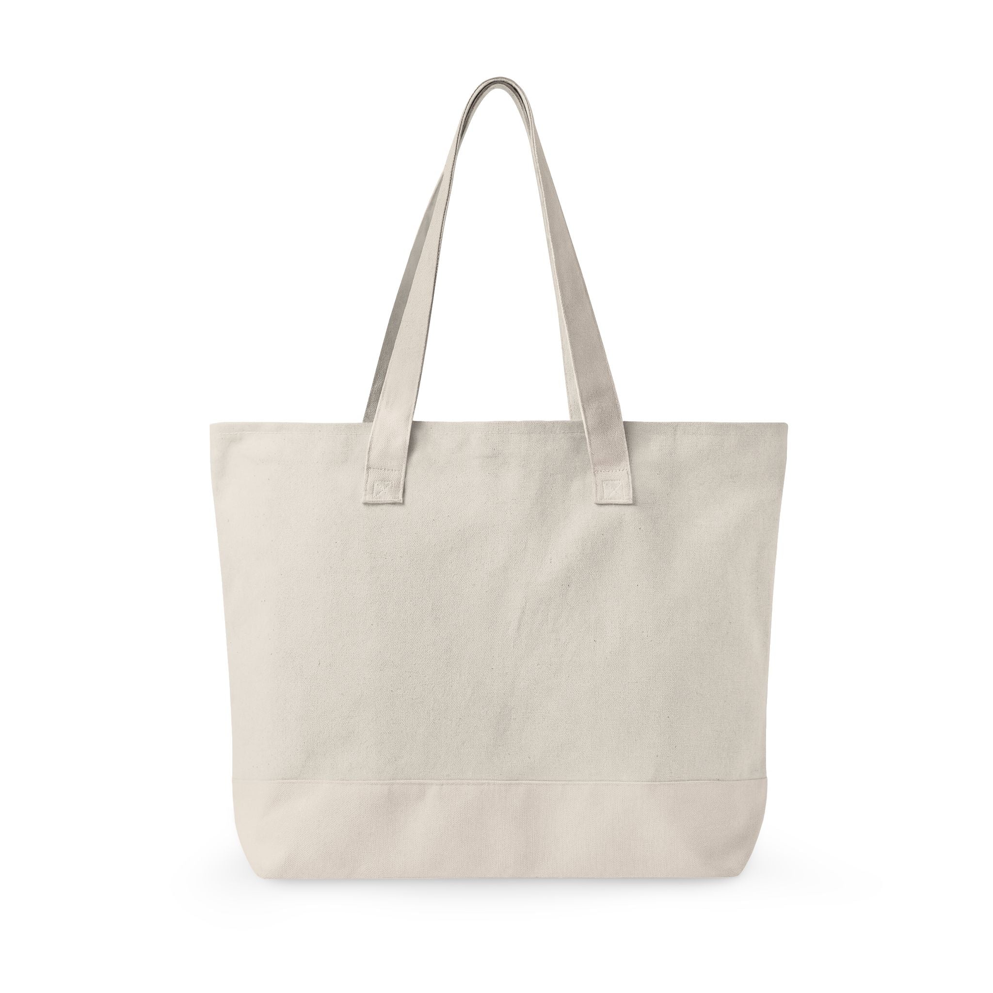 Reps Script Logo Zippered Canvas Tote | Sports Team Beach Bag